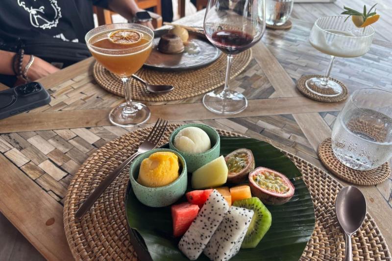 カシボでいただいたデザート