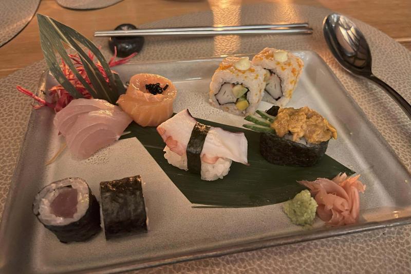 ザ パールでの日本食