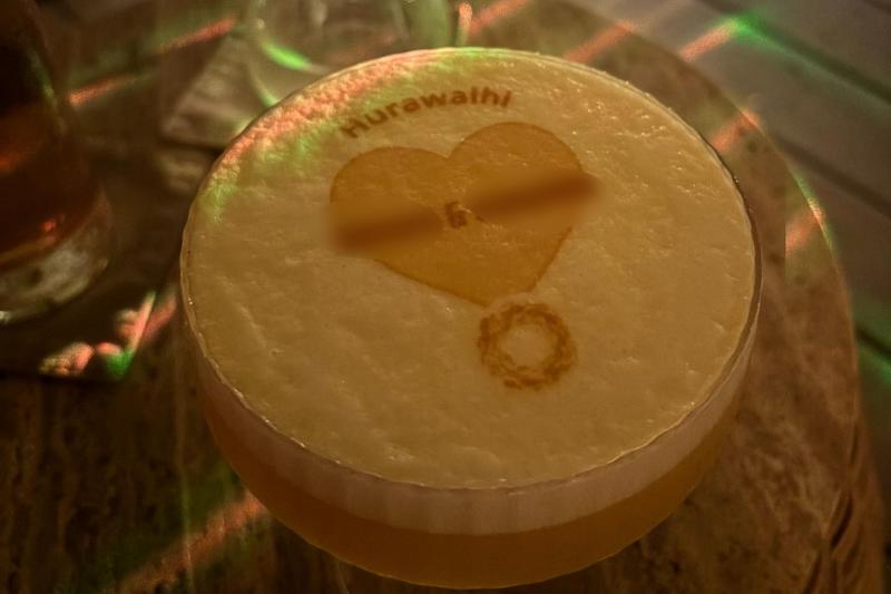 スタッフさんが作ってくれたオリジナルカクテル