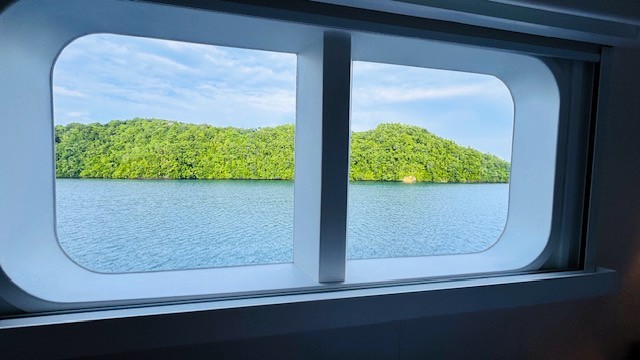 お部屋からのロックアイランドの眺め