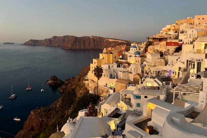 サントリーニ島の絶景