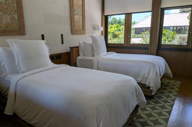 キッズルームもベッドが2台あるので、大きなお子さまでもゆったりと使えます