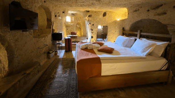 念願の洞窟のお部屋