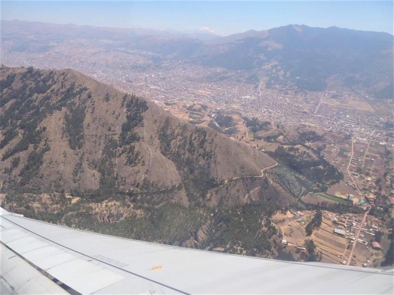 ラタム航空機内からの風景