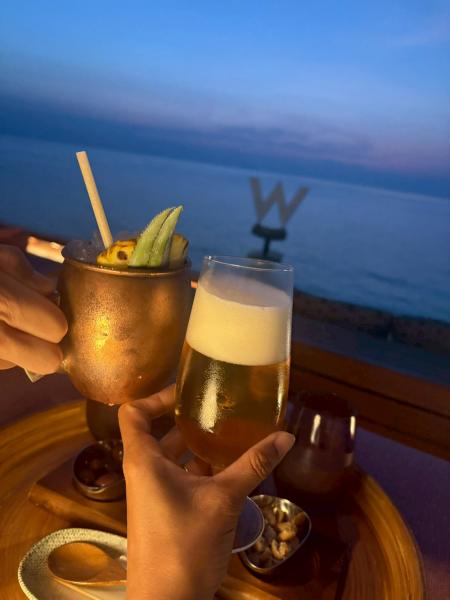 スィップバーでのサンセット