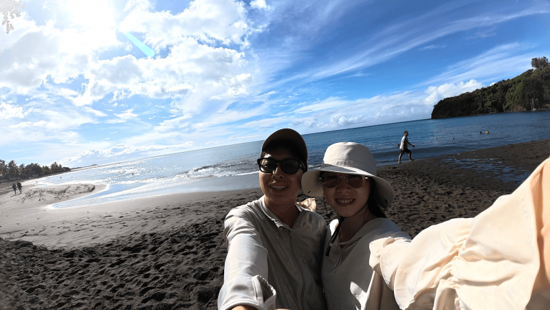 ル タヒチ バイ パール リゾーツ前のビーチ