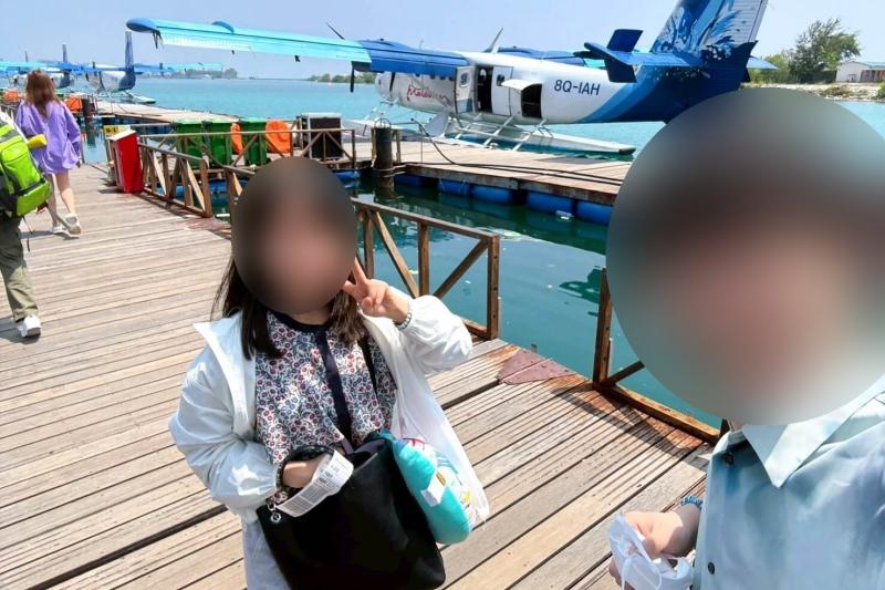 念願のモルディブに到着！