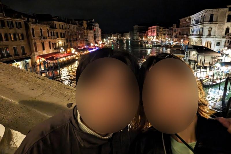 ロマンティックなベネチアの夜景