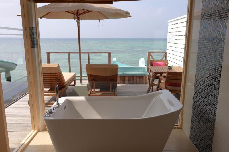 海が見えるバスタブが素敵でした