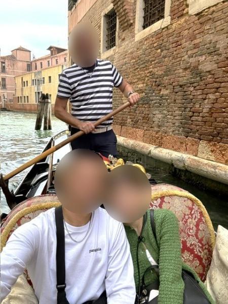 ベネチアのゴンドラ乗船