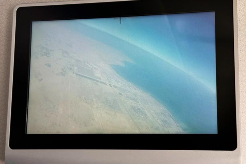 機外カメラの映像も楽しみました