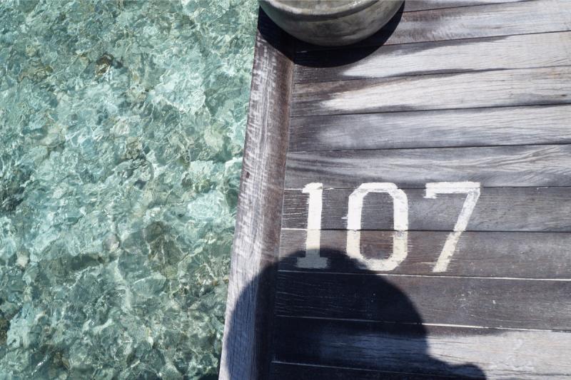 お部屋の前の桟橋に番号がかいてあるところがユニークですね