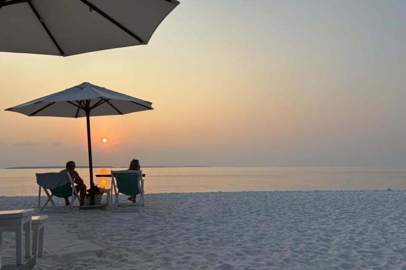 リゾートでのサンセット