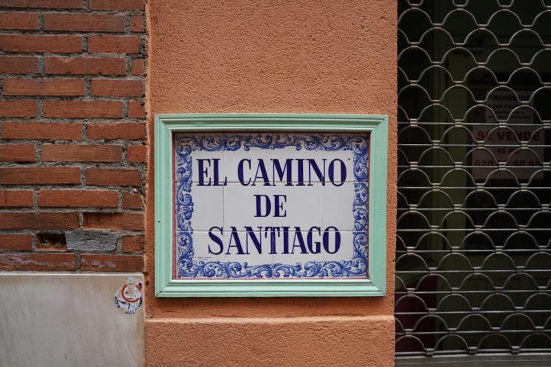 巡礼の道を示す看板