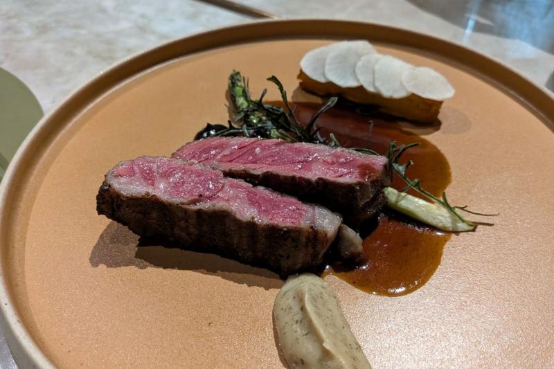 ステーキは柔らかくて最高でした