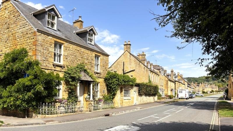 コッツウォルズ地方の街並み