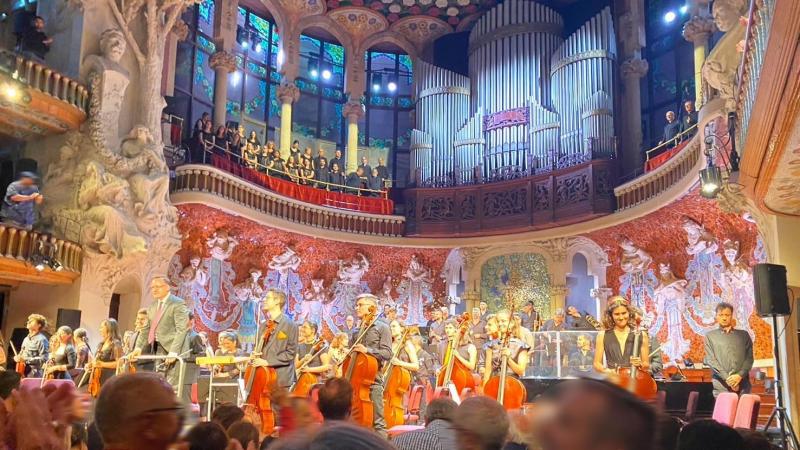 カタルーニャ音楽堂でクラシックコンサート