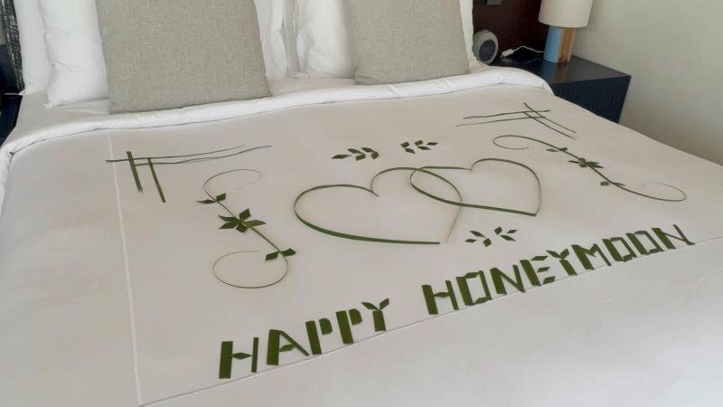 素敵なベッドデコレーション