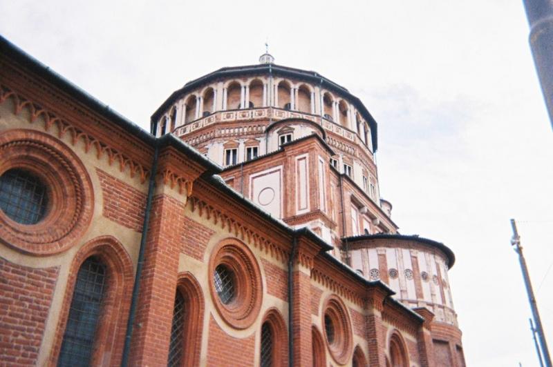 『最後の晩餐』が展示されているサンタ マリア デッレ グラツィエ教会