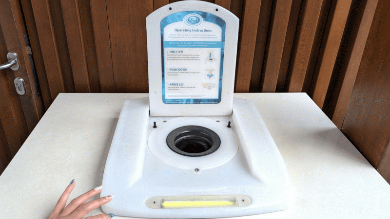 水着専用の乾燥機