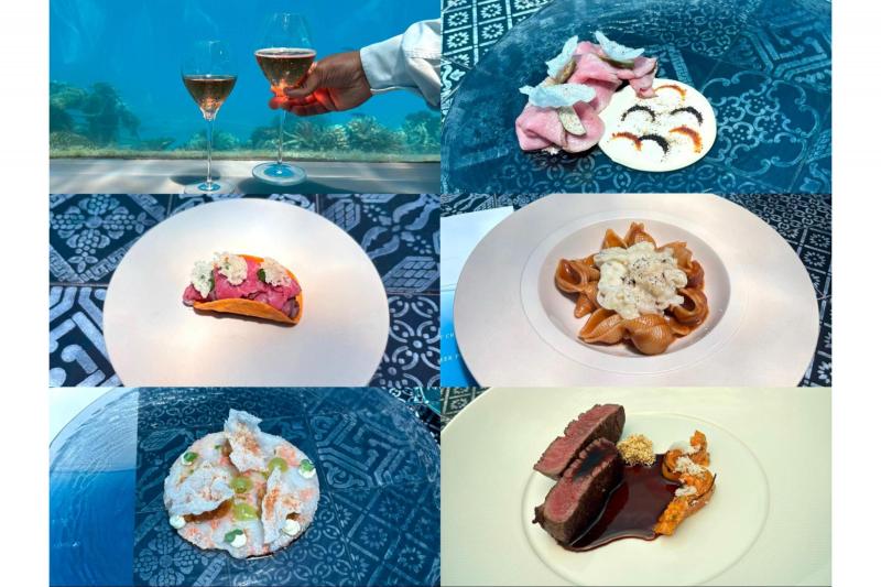 洗練されたロマンティックなお料理と美味しいワインを一部抜粋