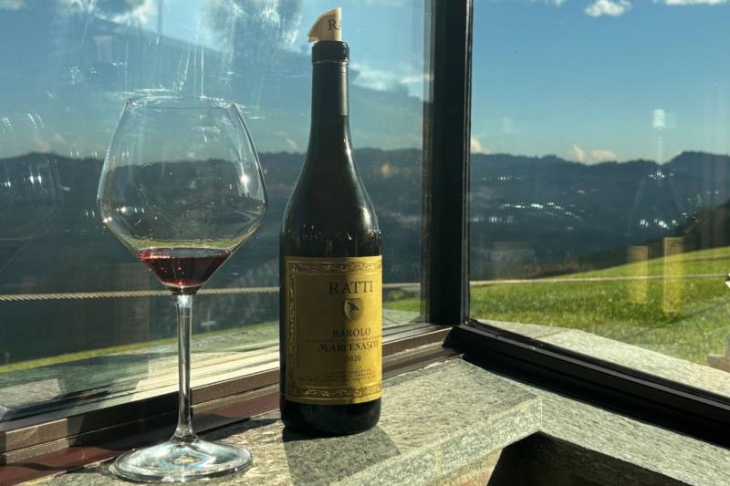 広大な景色とバローロ