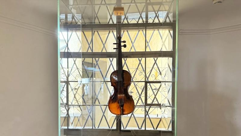 実際に使用されていたバイオリン