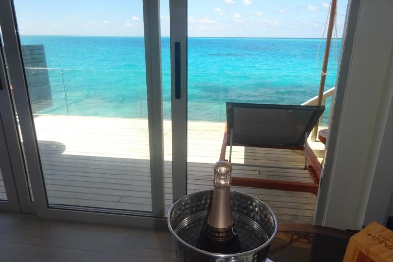 モルディブ ヴィラからの眺め