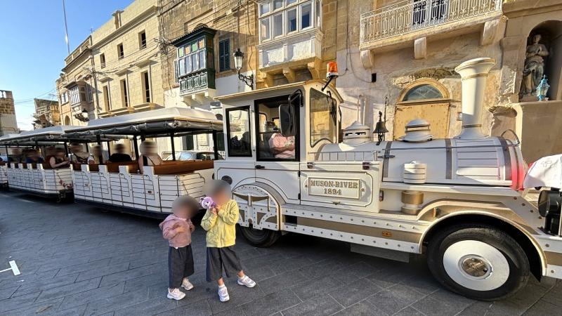 ゴゾ島の名物トレインバス