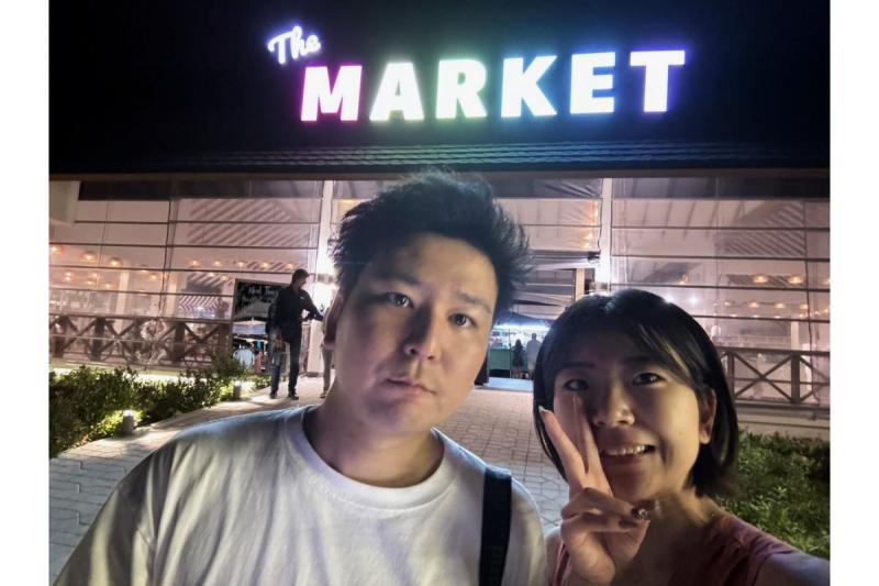 バイキング会場のマーケット