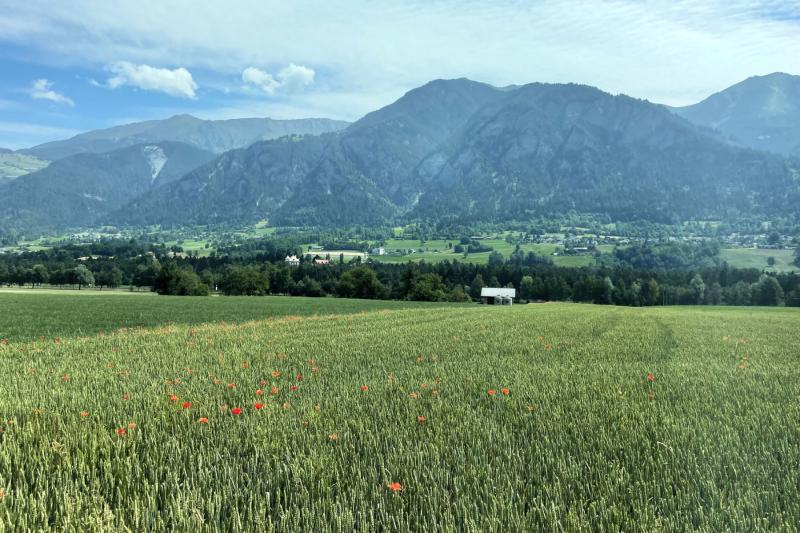 スイスの雄大な景色