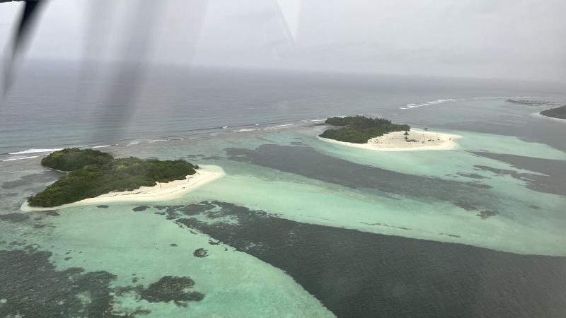 ハート型の2つの無人島