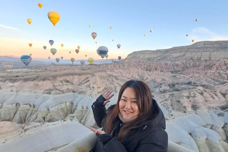 感動のカッパドキアの気球ツアー