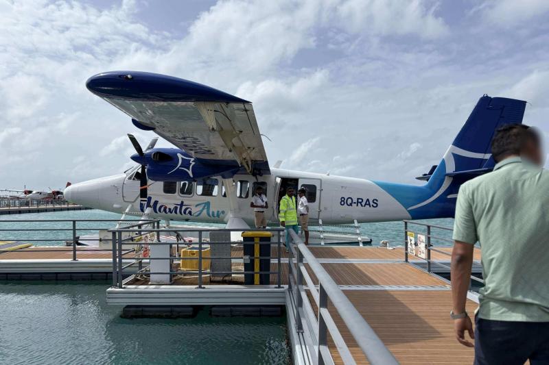 今回乗ったマンタエアー！ 止まってる時の揺れがきつかった…（笑）