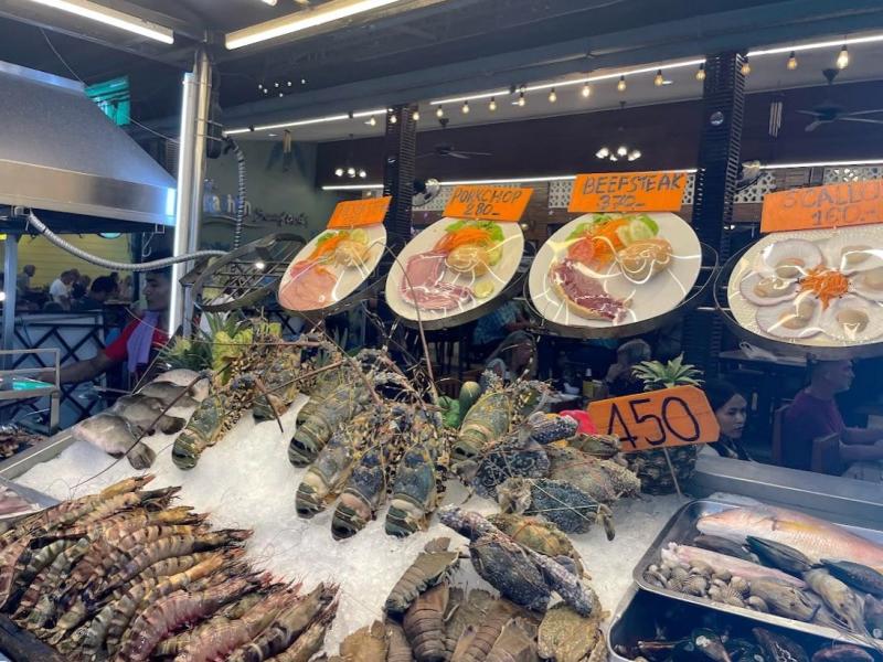 新鮮な魚介類！
