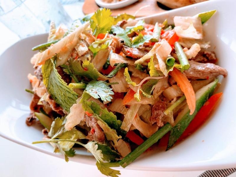タイビーフサラダは野菜も豊富に摂取できます