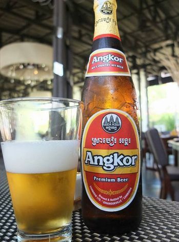 滞在中のお気に入りAngkor Beer