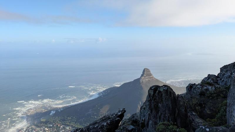 テーブルマウンテンから見えるシグナルヒル