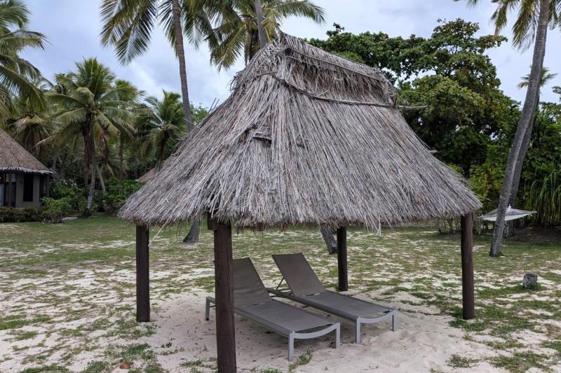 ブレの前には専用のカバナも