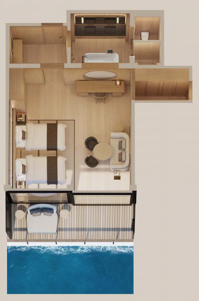 デラックス・スイート フロアマップ