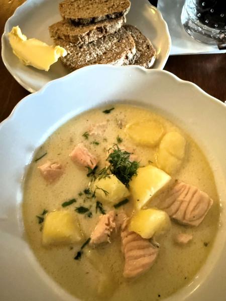 フィンランドといえばのサーモンスープ