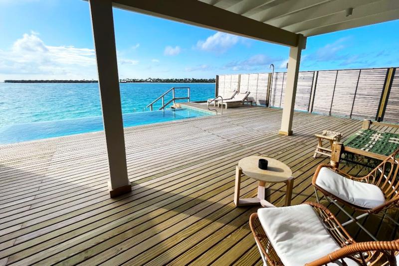 広々としたデッキ