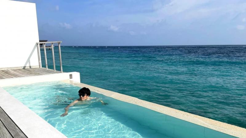 お部屋のプライベートプール