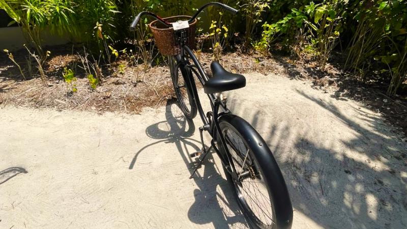 すべてのお部屋には自転車のご用意があります