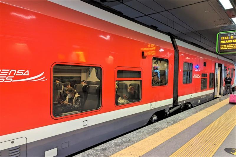 マルペンサ空港とミラノ市内を結ぶ列車｢マルペンサ・エクスプレス｣