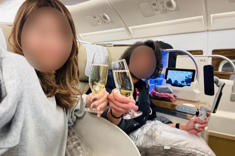 エミレーツ航空A380のビジネスクラスで出発！
