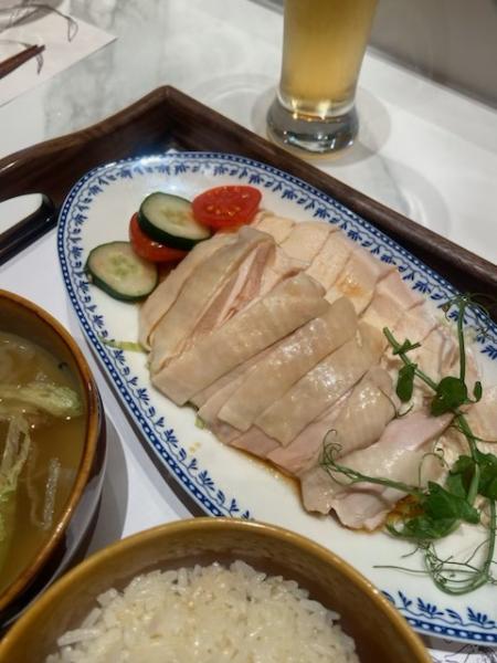 「チャターボックス」でのチキンライス