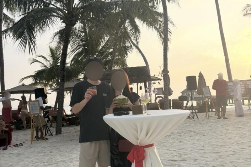 モルディブのホテルでのイベント（お祭り）