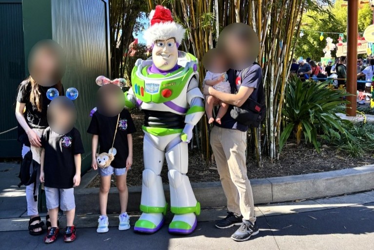 家族５人揃ってはい、ポーズ★