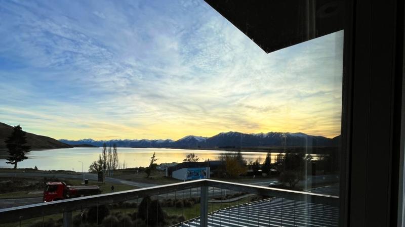ホテルからの朝の景色、贅沢すぎる朝